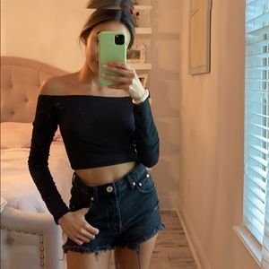 Pretty Little Thing Long sleeve crop top